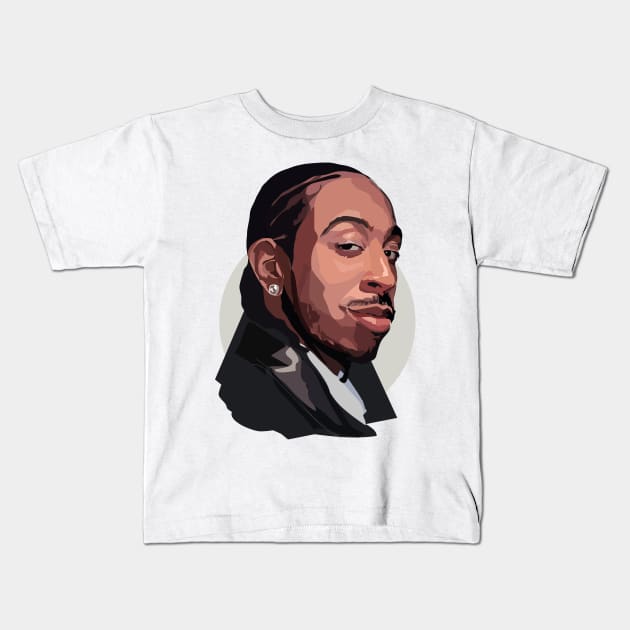 Ludacris Kids T-Shirt by annamckay